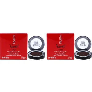 Best Vamp! Matt Compact Eyeshadow - 050 Dark Chocolate by Pupa Milano for Women - 0.088 oz Eye Shadow - Pack of 2 - GlowEssence Care - Embrace the Essence of Radiance with Premium Skincare Solutions