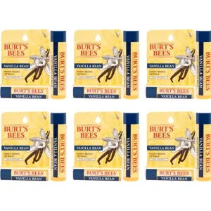 Best Vanilla Bean Moisturizing Lip Balm Blister by Burts Bees for Unisex - 0.15 oz Lip Balm - Pack of 6 - GlowEssence Care - Embrace the Essence of Radiance with Premium Skincare Solutions