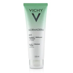 Flash Sale Vichy Normaderm 3 In 1 Scrub + Cleanser + Mask (For Acne Prone Skin / Sensitive Skin) 125ml/4.23oz - GlowEssence Care - Embrace the Essence of Radiance with Premium Skincare Solutions