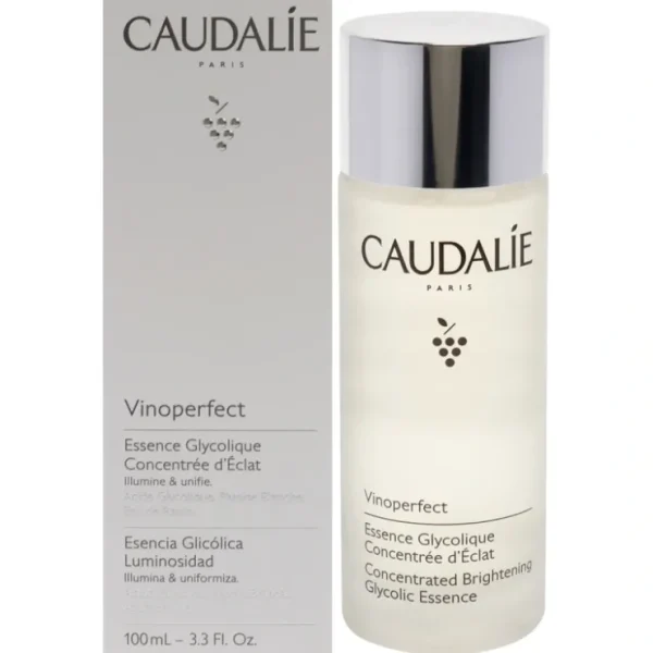 Eye-makeup*Vinoperfect Concentrated Brightening Glycolic Essence by Caudalie for Women - 3.3 oz Serum - GlowEssence Care - Embrace the Essence of Radiance with Premium Skincare Solutions