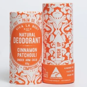 Cheap Viva La Body Natural Deodorant 65g Tube - Cinnamon Patchouli - GlowEssence Care - Embrace the Essence of Radiance with Premium Skincare Solutions