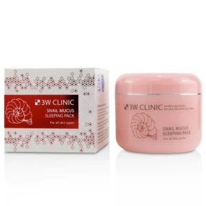Online 3W Clinic Snail Mucus Sleeping Pack 100ml/3.3oz - GlowEssence Care - Embrace the Essence of Radiance with Premium Skincare Solutions