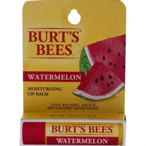 Fashion Watermelon Moisturizer Lip Balm Blister by Burts Bees for Unisex - 0.15 oz Lip Balm - GlowEssence Care - Embrace the Essence of Radiance with Premium Skincare Solutions