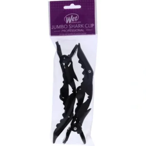 Lip-care*Wet Brush Jumbo Shark Clips - Black by Wet Brush for Unisex - 2 Pc Hair Clips - GlowEssence Care - Embrace the Essence of Radiance with Premium Skincare Solutions