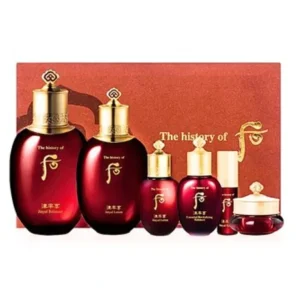Fashion Whoo (The History Of Whoo) Jinyulhyang Essentival Revitalising Set 6 pcs - GlowEssence Care - Embrace the Essence of Radiance with Premium Skincare Solutions