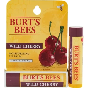Store Wild Cherry Moisturizing Lip Balm Blister by Burts Bees for Unisex - 0.15 oz Lip Balm - GlowEssence Care - Embrace the Essence of Radiance with Premium Skincare Solutions