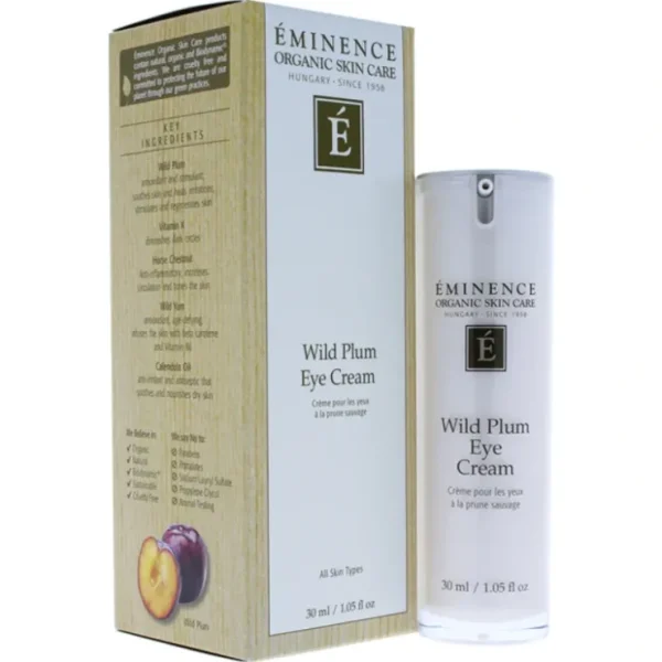 Eye-makeup*Wild Plum Eye Cream by Eminence for Unisex - 1.05 oz Cream - GlowEssence Care - Embrace the Essence of Radiance with Premium Skincare Solutions