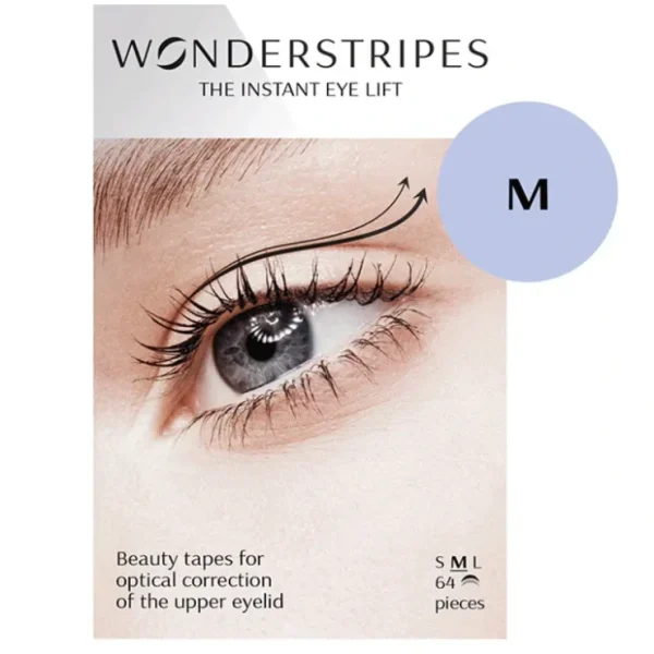 Beauty*WONDERSTRIPES (M) Beauty Patches - orginal upper eyelid lifting tape 64 patches - GlowEssence Care - Embrace the Essence of Radiance with Premium Skincare Solutions