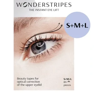 Beauty*WONDERSTRIPES (S+M+L) Beauty Patches - orginal upper eyelid lifting tape 84 patches - GlowEssence Care - Embrace the Essence of Radiance with Premium Skincare Solutions