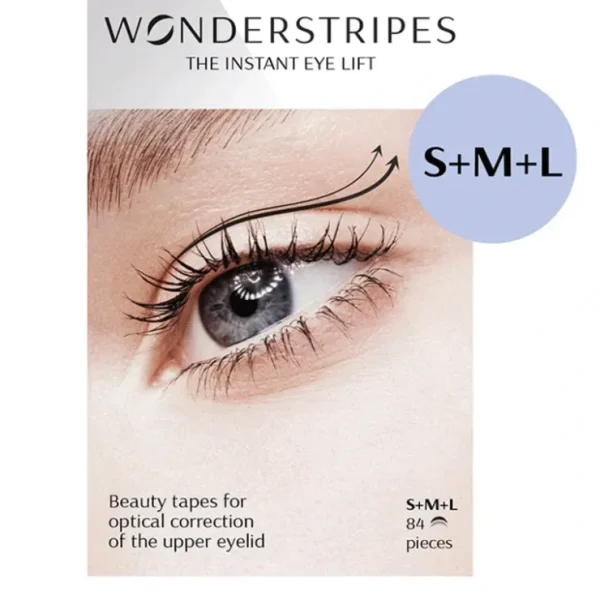 Beauty*WONDERSTRIPES (S+M+L) Beauty Patches - orginal upper eyelid lifting tape 84 patches - GlowEssence Care - Embrace the Essence of Radiance with Premium Skincare Solutions
