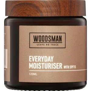Wash*Woodsman Everyday Moisturiser with SPF 120ml - GlowEssence Care - Embrace the Essence of Radiance with Premium Skincare Solutions
