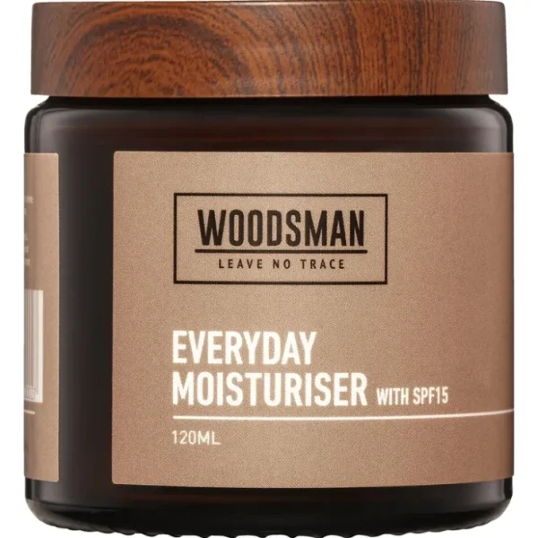 Wash*Woodsman Everyday Moisturiser with SPF 120ml - GlowEssence Care - Embrace the Essence of Radiance with Premium Skincare Solutions