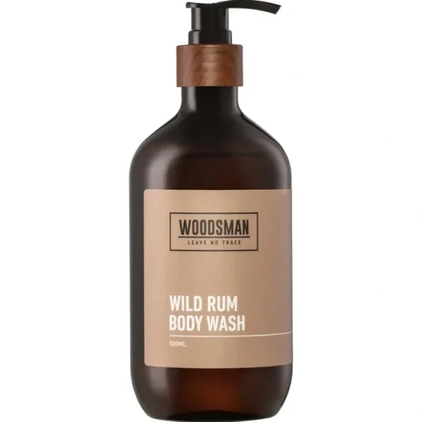 Wash*Woodsman Wild Rum Body Wash 500ml - GlowEssence Care - Embrace the Essence of Radiance with Premium Skincare Solutions