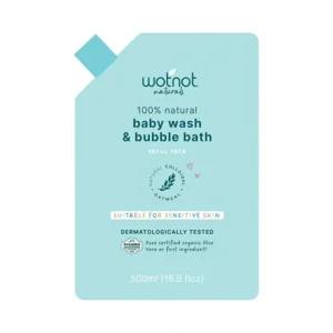 Wash*Wotnot Naturals 100% Natural Baby Wash & Bubble Bath Refill 500ml - GlowEssence Care - Embrace the Essence of Radiance with Premium Skincare Solutions