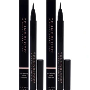 Best Youngblood Eye-Mazing Liquid Liner Pen - Noir by Youngblood for Women - 0.02 oz Eyeliner - Pack of 2 - GlowEssence Care - Embrace the Essence of Radiance with Premium Skincare Solutions