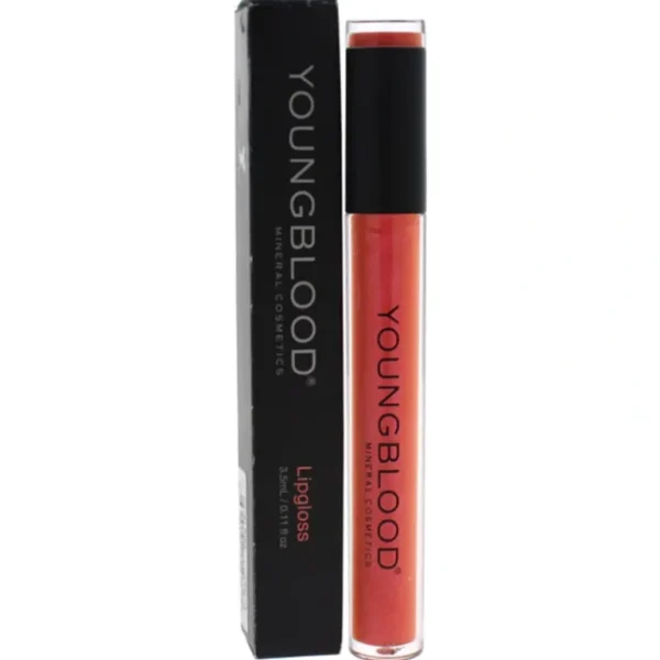 Outlet Youngblood Lip Gloss - Coral Kiss by Youngblood for Women - 0.11 oz Lip Gloss - GlowEssence Care - Embrace the Essence of Radiance with Premium Skincare Solutions