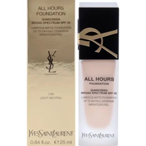 Flash Sale Yves Saint Laurent All hours Foundation SPF 30 - LN8 Light Neutral by Yves Saint Laurent for Women - 0.84 oz Foundation - GlowEssence Care - Embrace the Essence of Radiance with Premium Skincare Solutions