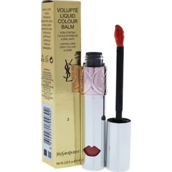Sale Yves Saint Laurent Volupte Liquid Colour Balm - 3 Show Me Peach by Yves Saint Laurent for Women - 0.2 oz Lip Gloss - GlowEssence Care - Embrace the Essence of Radiance with Premium Skincare Solutions
