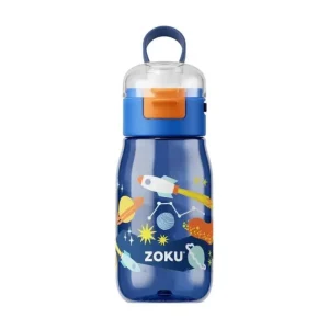 Best Sale ZOKU Kids Flip Gulp Bottle 475ml - Blue Space Fixed Size - GlowEssence Care - Embrace the Essence of Radiance with Premium Skincare Solutions